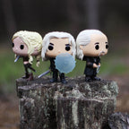 Imagen del producto Witcher - Set de Figuras Funko Pop de Geralt y Vesemir