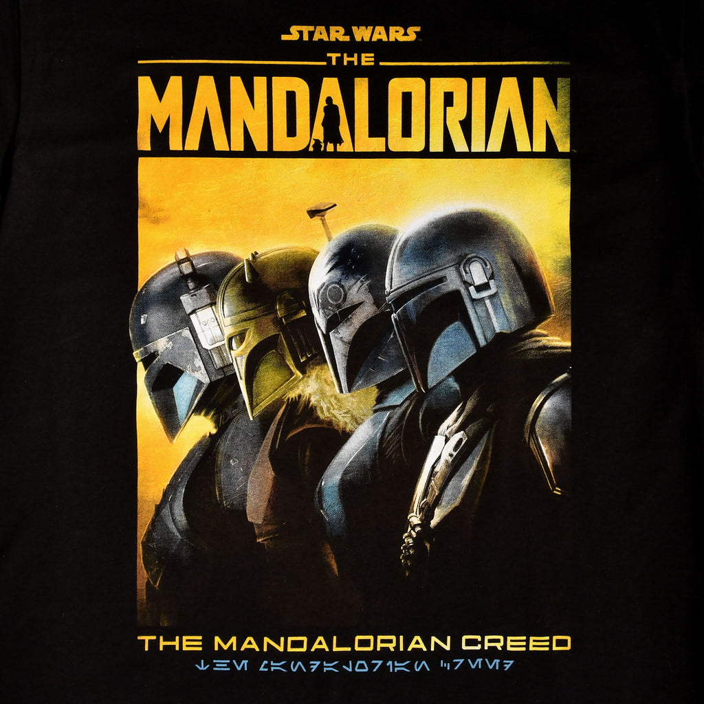 Imagen del producto Camiseta negra Mandalorian Creed - Star Wars The Mandalorian