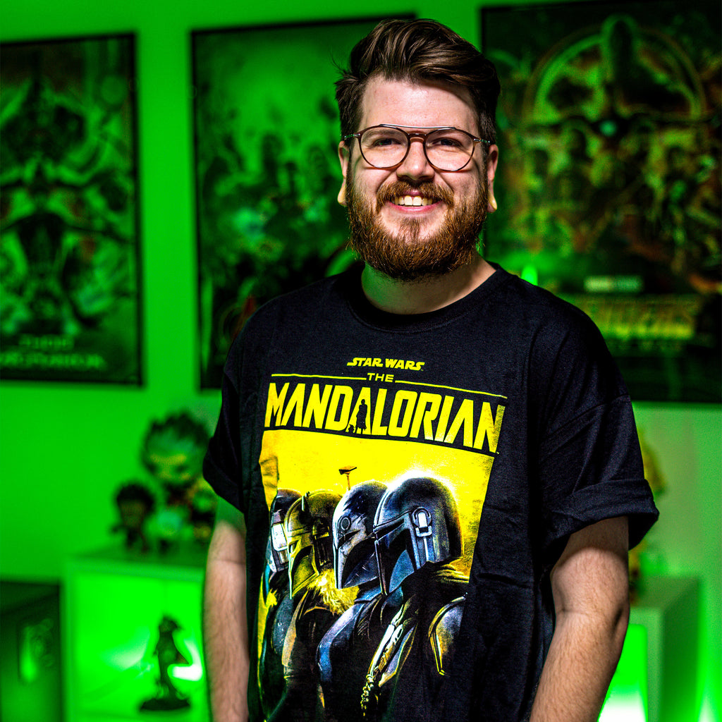 Imagen del producto Camiseta negra Mandalorian Creed - Star Wars The Mandalorian