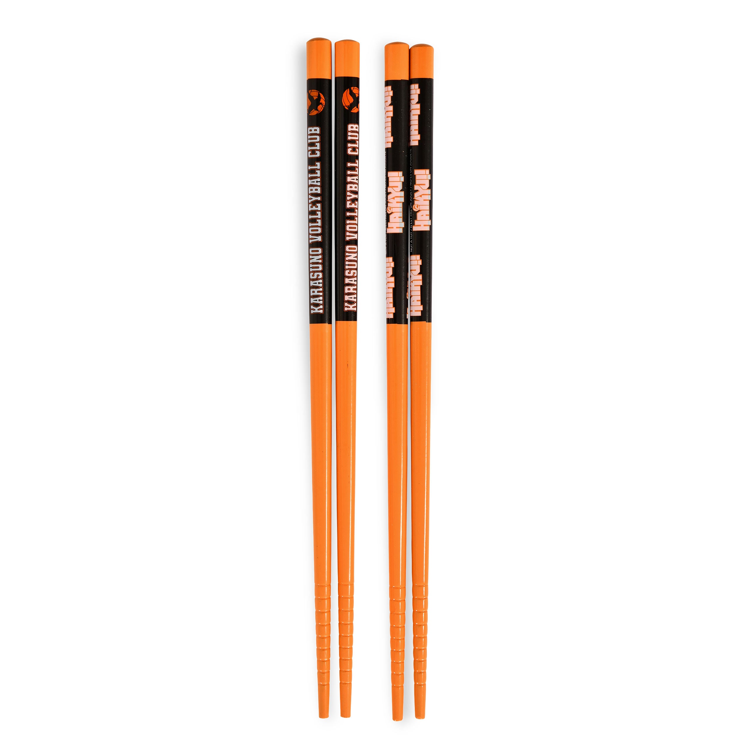Imagen del producto Haikyu!! - Palillos de comer del Club de Voleibol de la Escuela Secundaria Karasuno, juego de 2