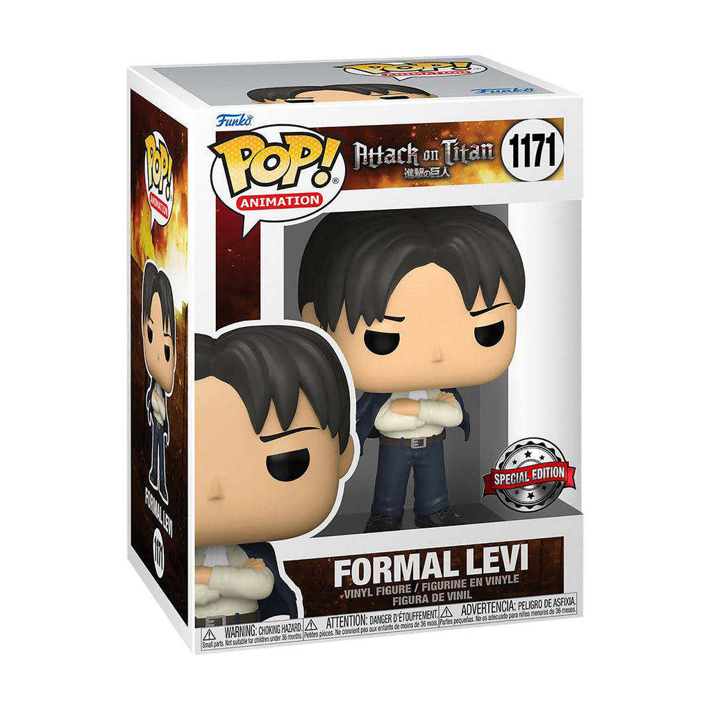 Imagen del producto Attack on Titan - Figura Funko Pop de Levi Formal