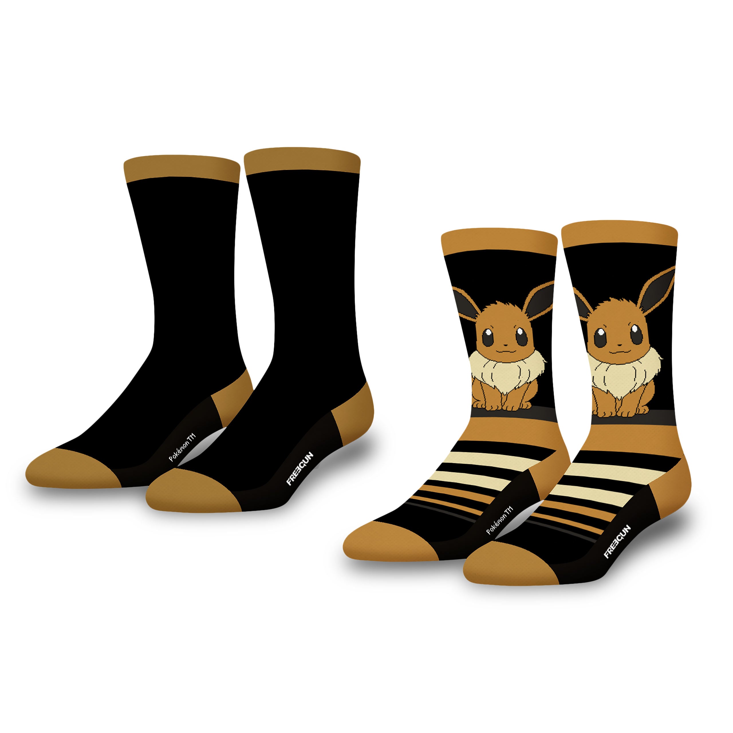 Imagen del producto Pokemon - Set de 2 calcetines Freegun de Eevee