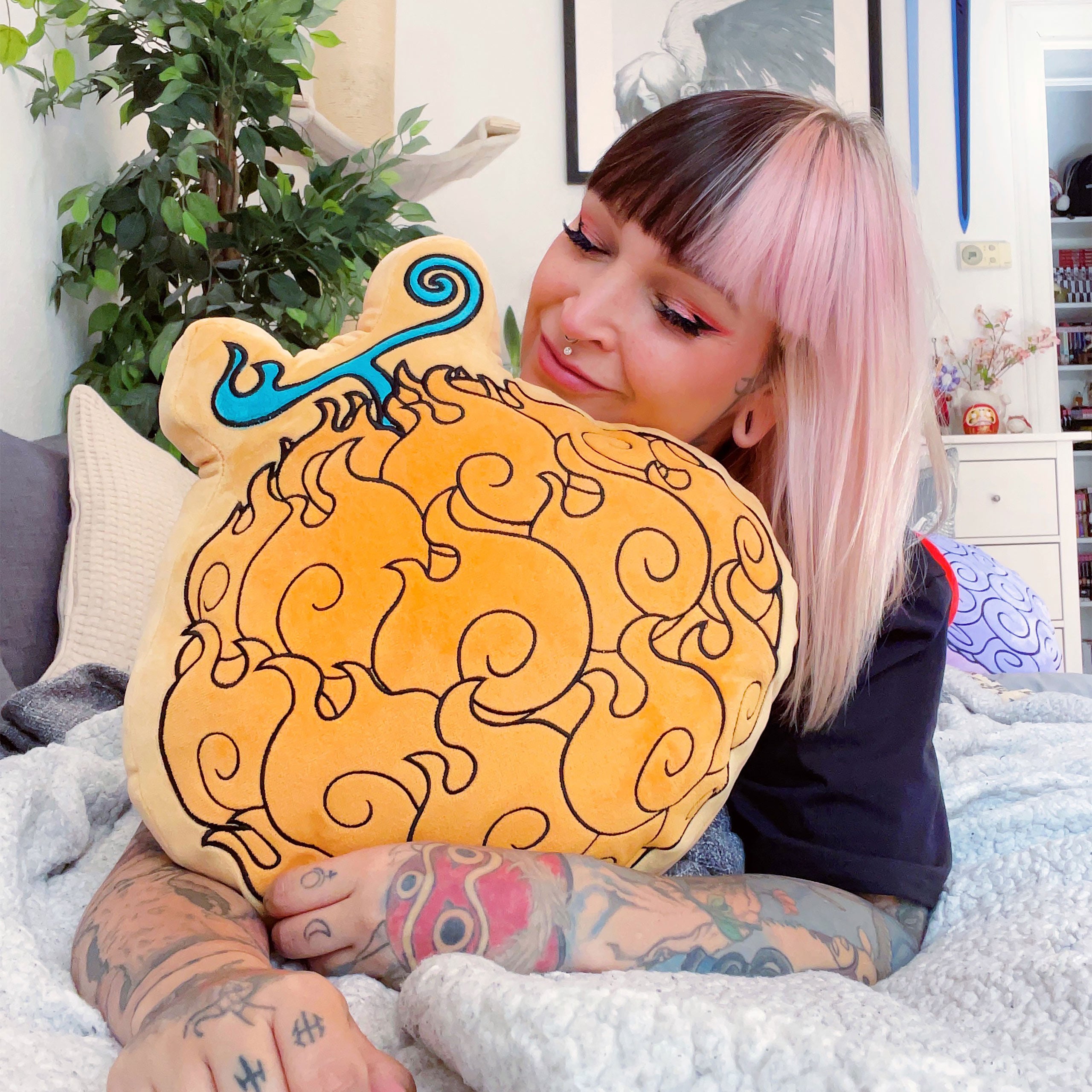 Imagen del producto One Piece - Almohada de la Fruta del Diablo Mera Mera