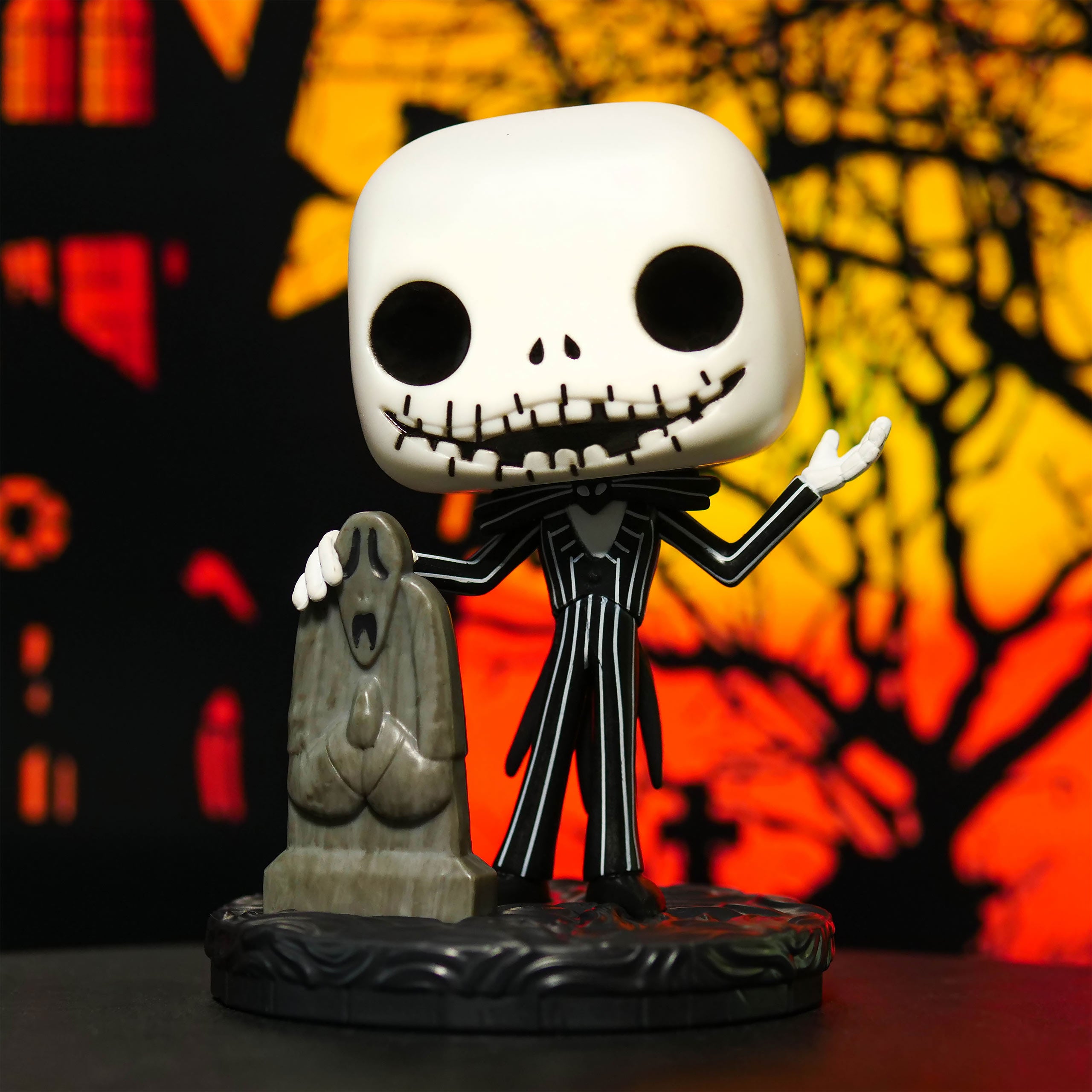 Imagen del producto Nightmare Before Christmas - Jack Skellington con figura Funko Pop de lápida
