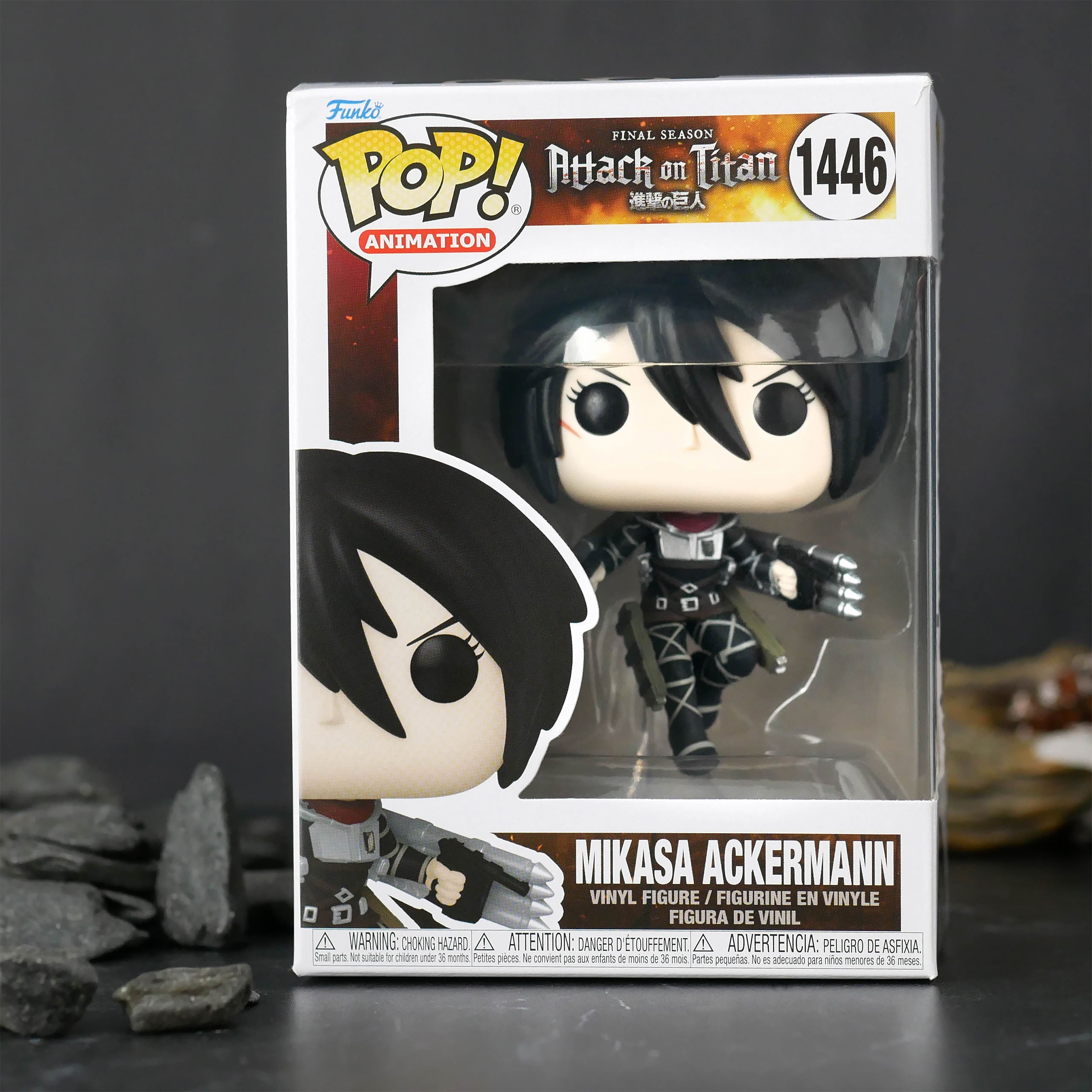 Imagen del producto Attack on Titan - Figura Funko Pop de Mikasa Ackermann