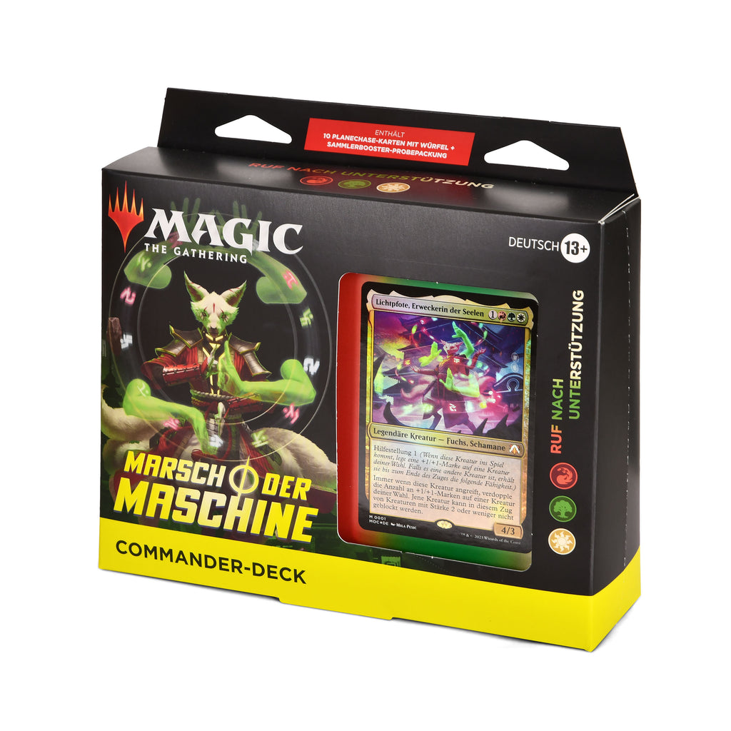 Imagen del producto Marcha de la Máquina Llamada al Apoyo Baraja de Comandante - Magic The Gathering