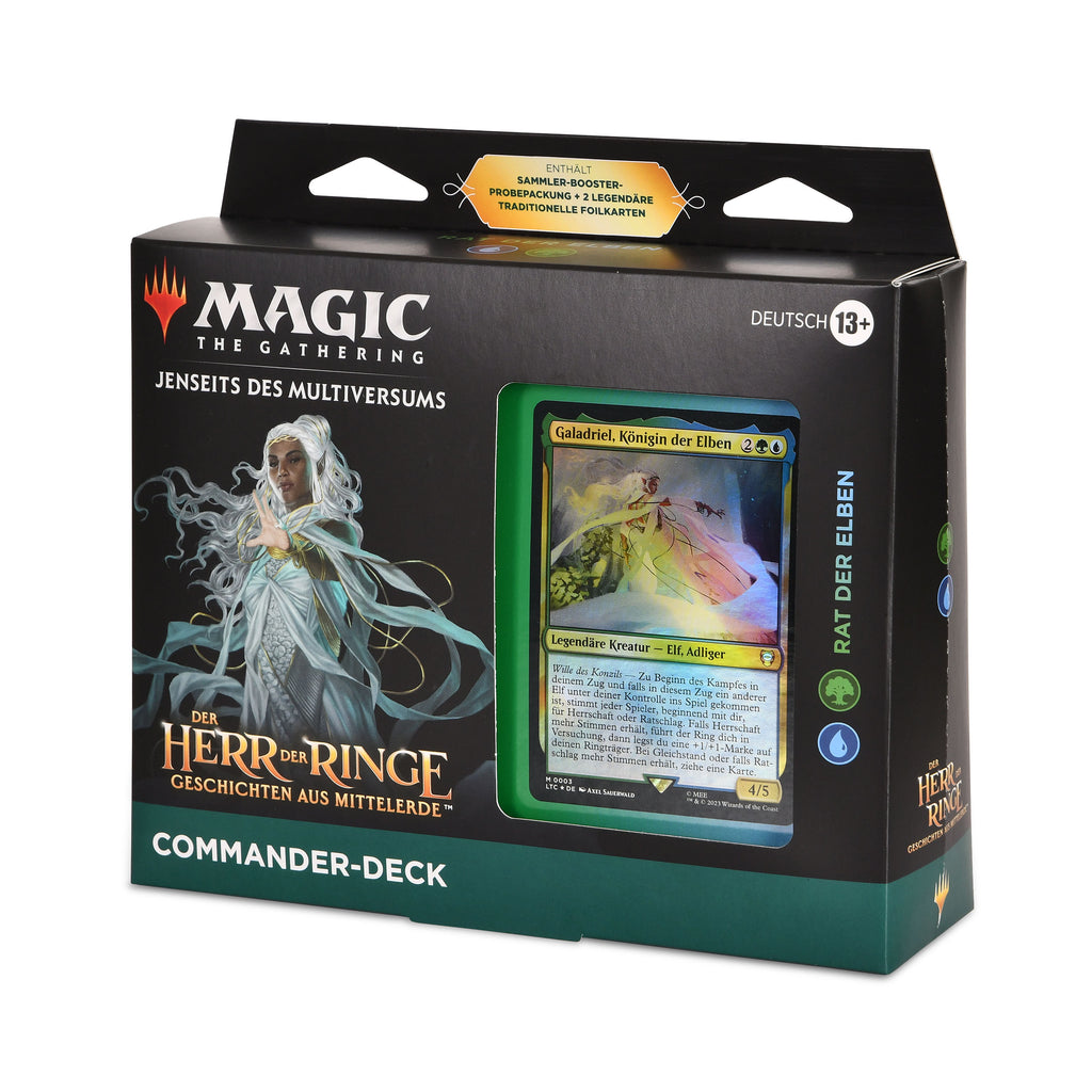 Imagen del producto Señor de los Anillos Tierra Media Consejo de los Elfos Mazo de Comandante - Magic The Gathering