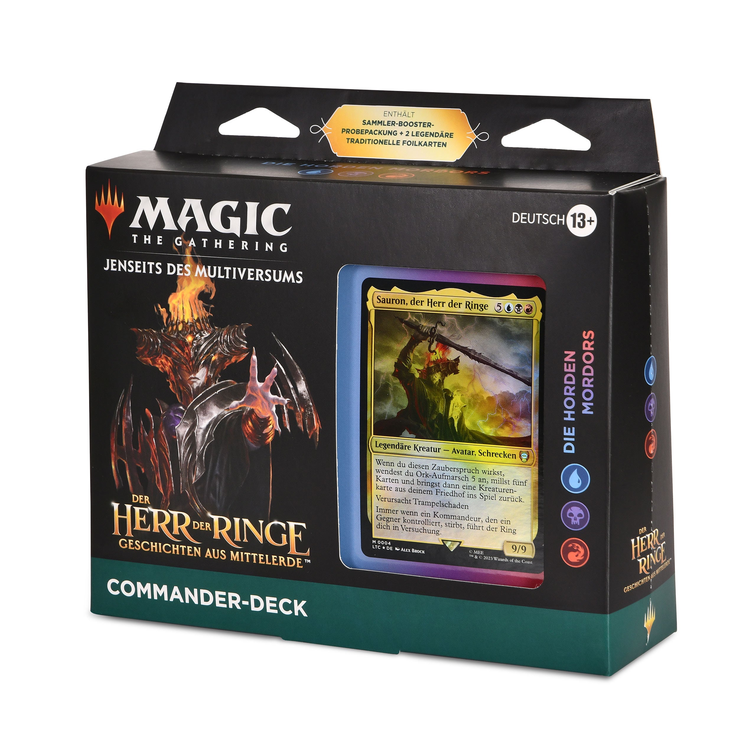 Imagen del producto El Señor de los Anillos Tierra Media Las Hordas de Mordor Commander Deck - Magic The Gathering