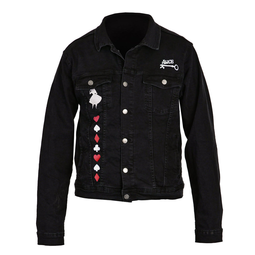 Imagen del producto Alice en el país de las maravillas - Chaqueta vaquera World Of My Own para mujer en negro