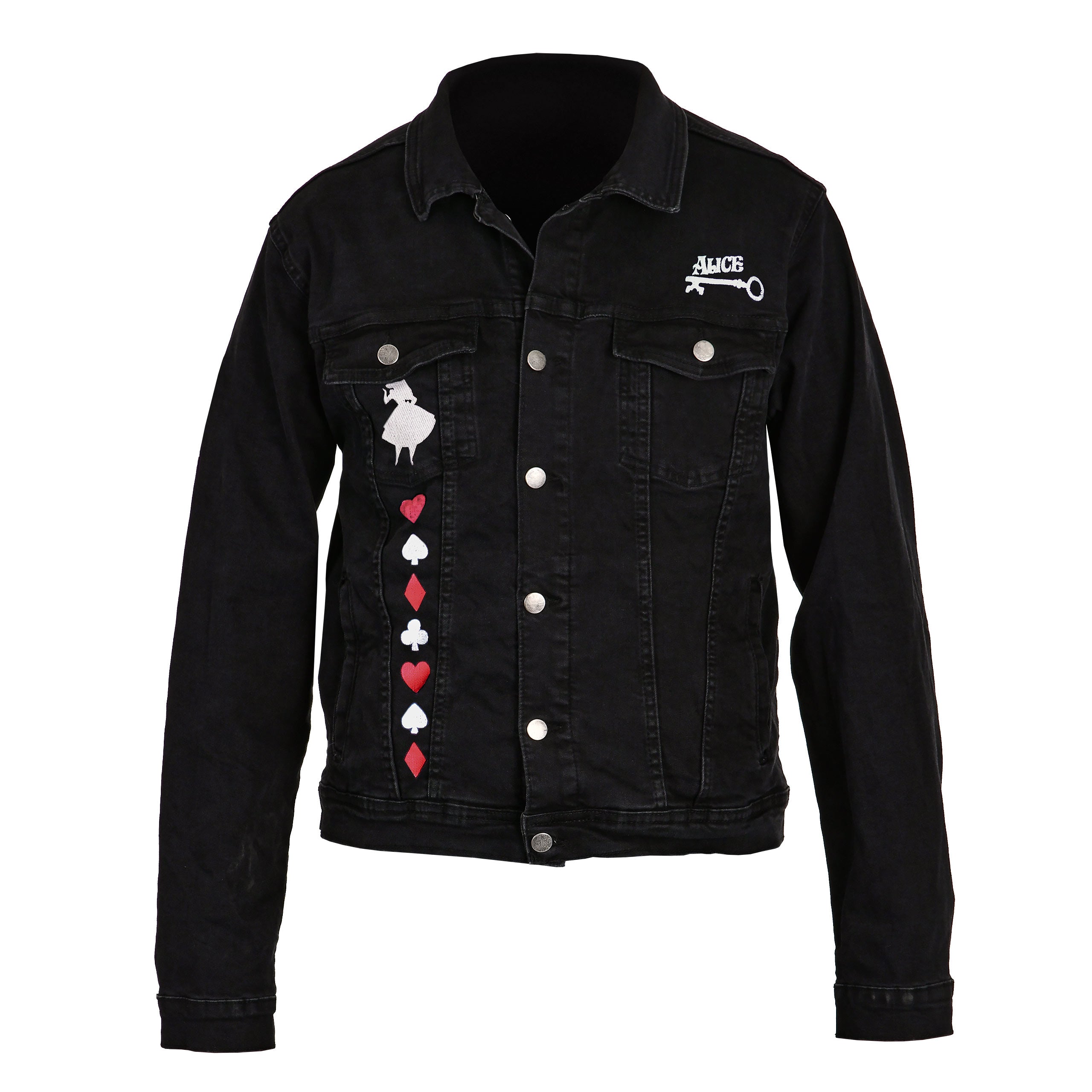 Imagen del producto Alice en el país de las maravillas - Chaqueta vaquera World Of My Own para mujer en negro