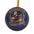 Imagen del producto Harry Potter - Bola de Navidad de la Escuela de Magia y Hechicería de Hogwarts con Collar