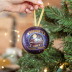 Imagen del producto Harry Potter - Bola de Navidad de la Escuela de Magia y Hechicería de Hogwarts con Collar