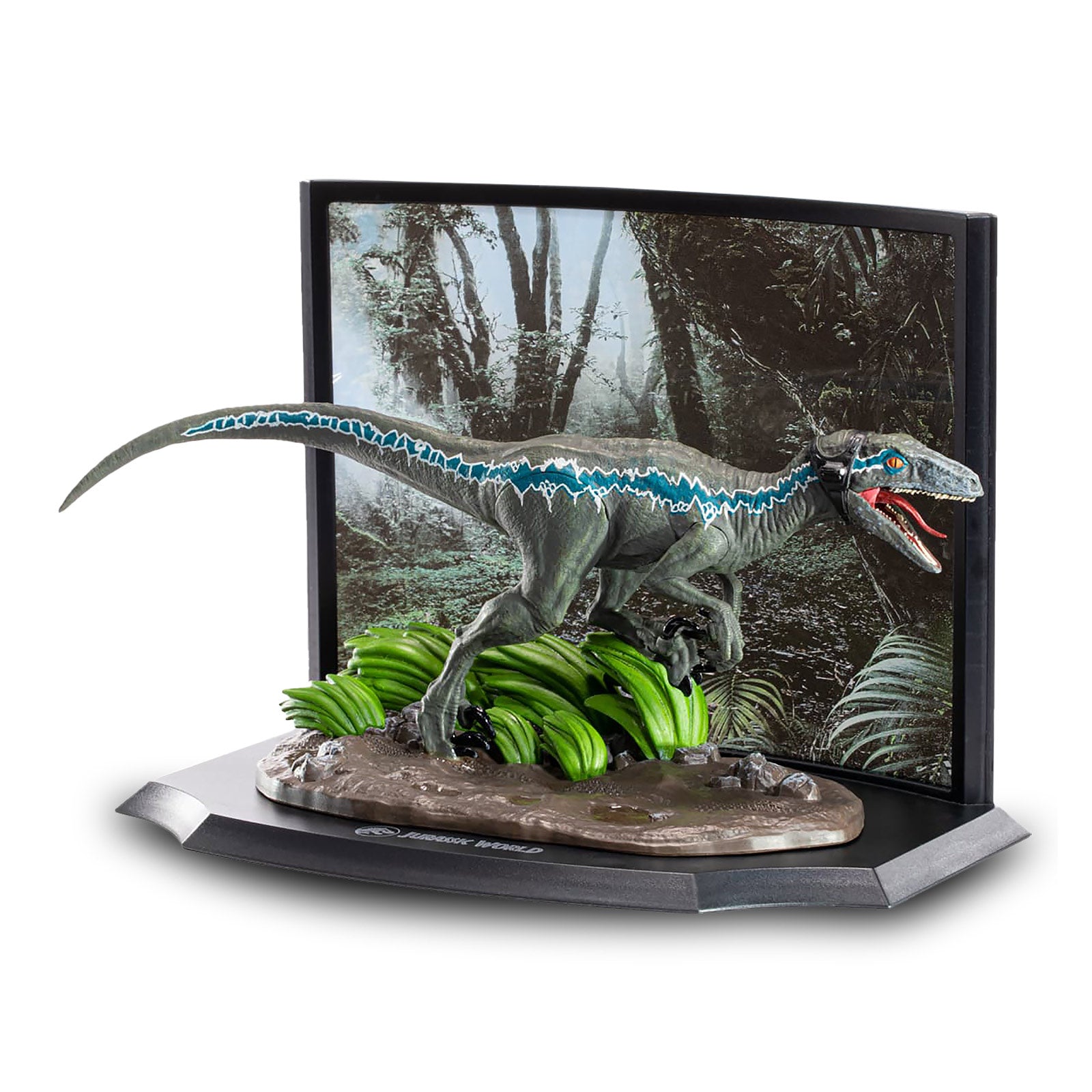 Imagen del producto Jurassic Park - Figura Diorama Velociraptor Blue