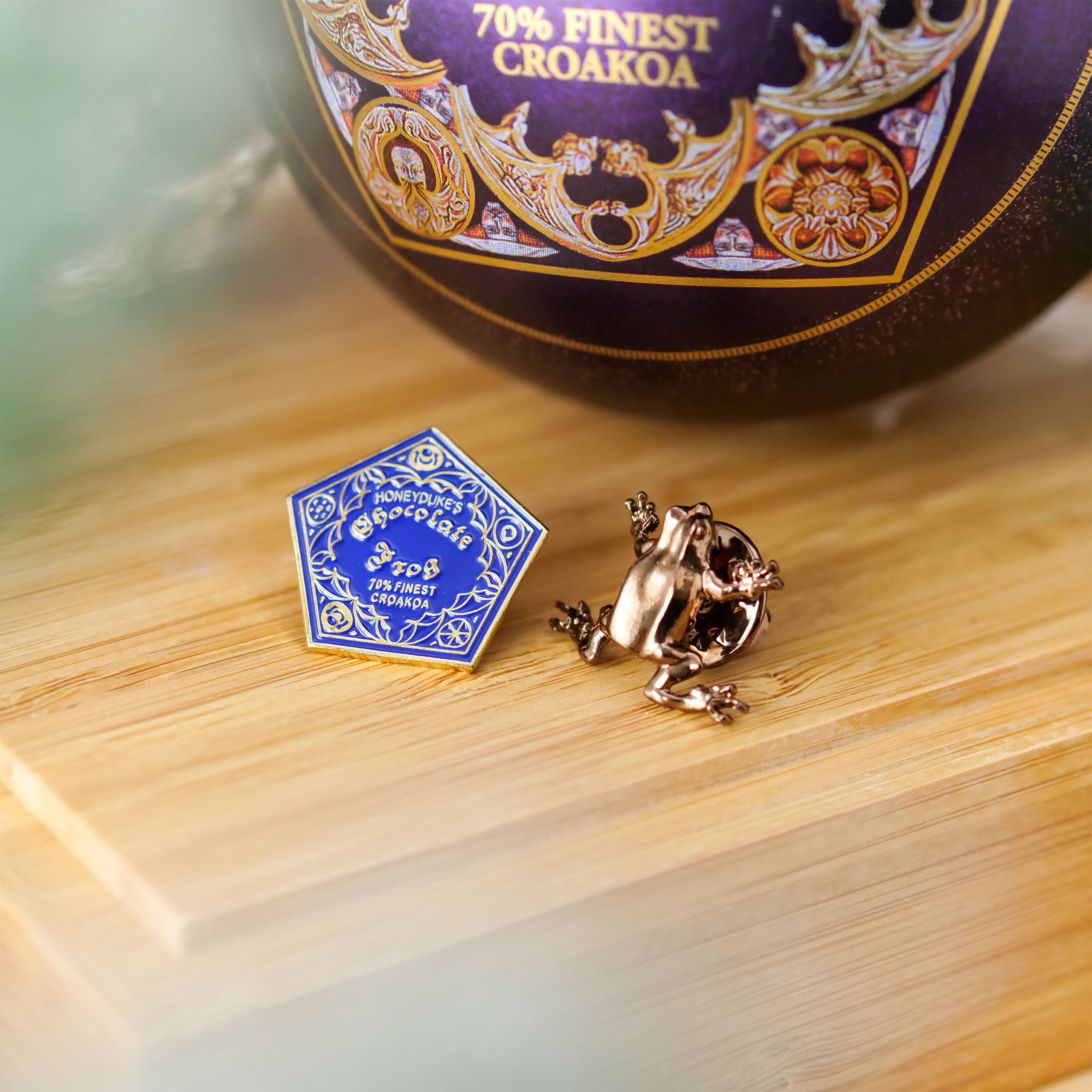 Imagen del producto Harry Potter - Bola de Navidad de Rana de Chocolate con Pins