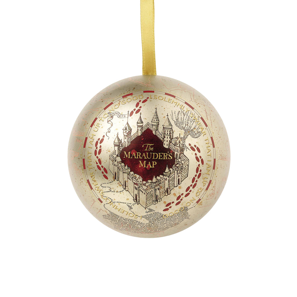 Imagen del producto Harry Potter - Bola de Navidad del Mapa del Merodeador con Pin