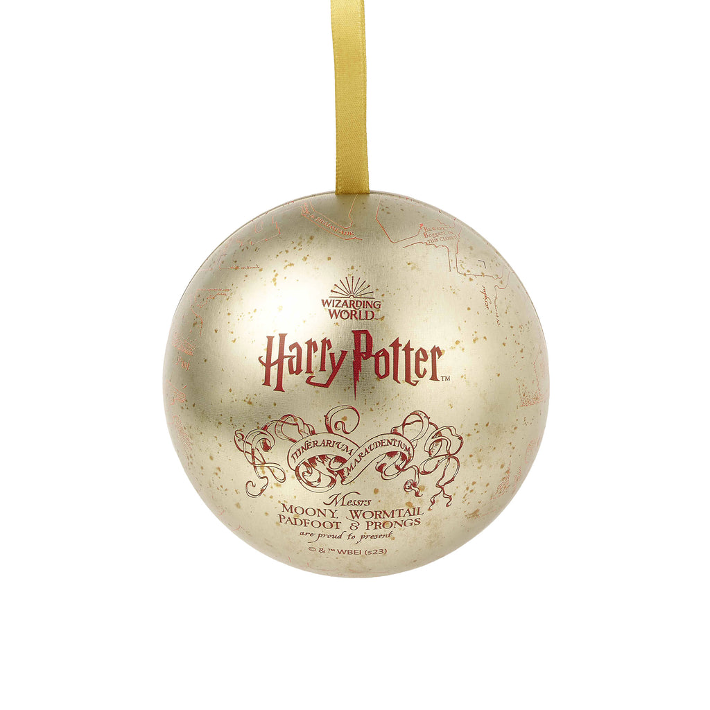 Imagen del producto Harry Potter - Bola de Navidad del Mapa del Merodeador con Pin