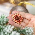 Imagen del producto Harry Potter - Bola de Navidad del Mapa del Merodeador con Pin