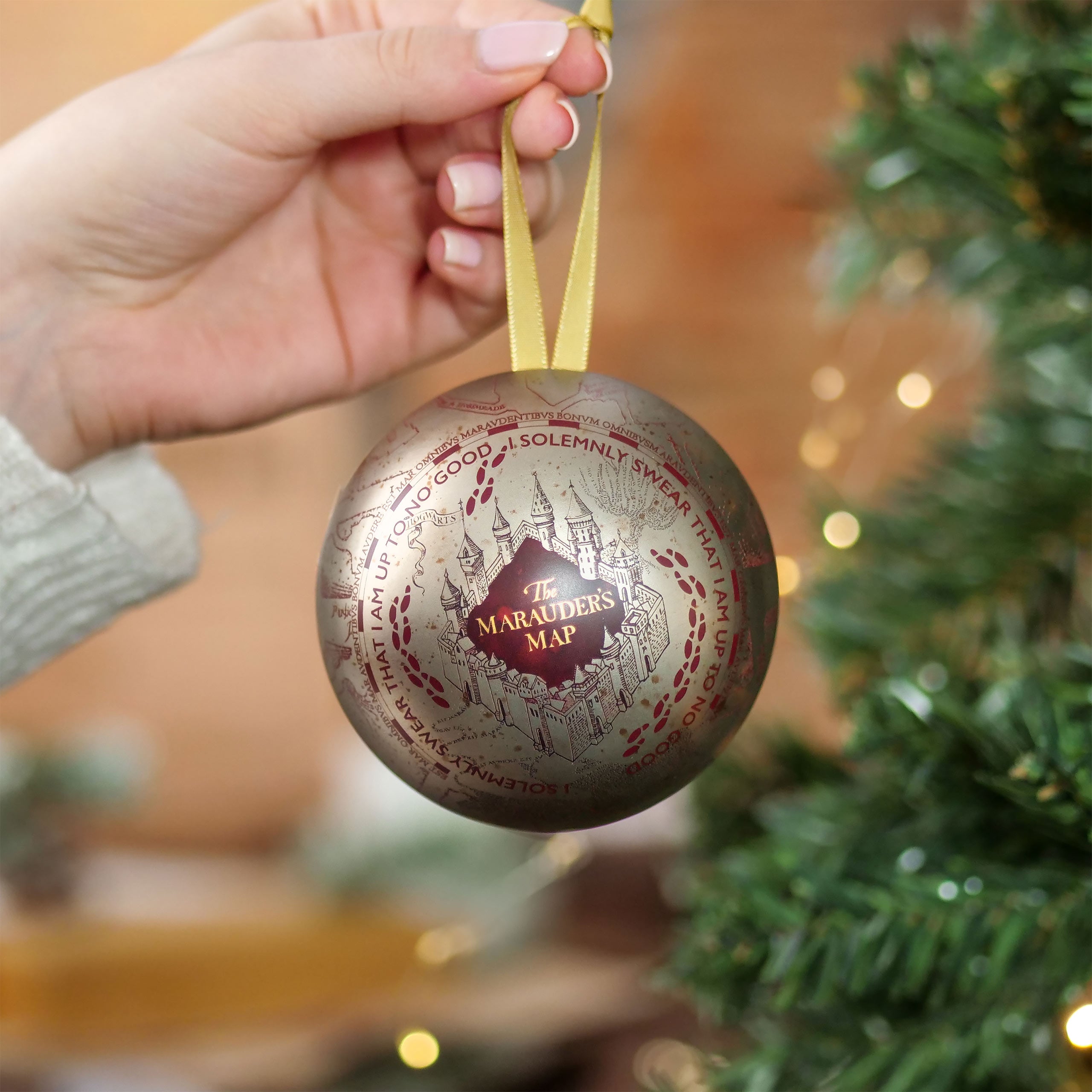 Product image Harry Potter - Marauder's Map Christmas Ball with Pin