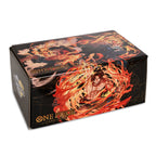 Imagen del producto One Piece Card Game - Alfombrilla y caja de almacenamiento de Ace, Sabo y Luffy