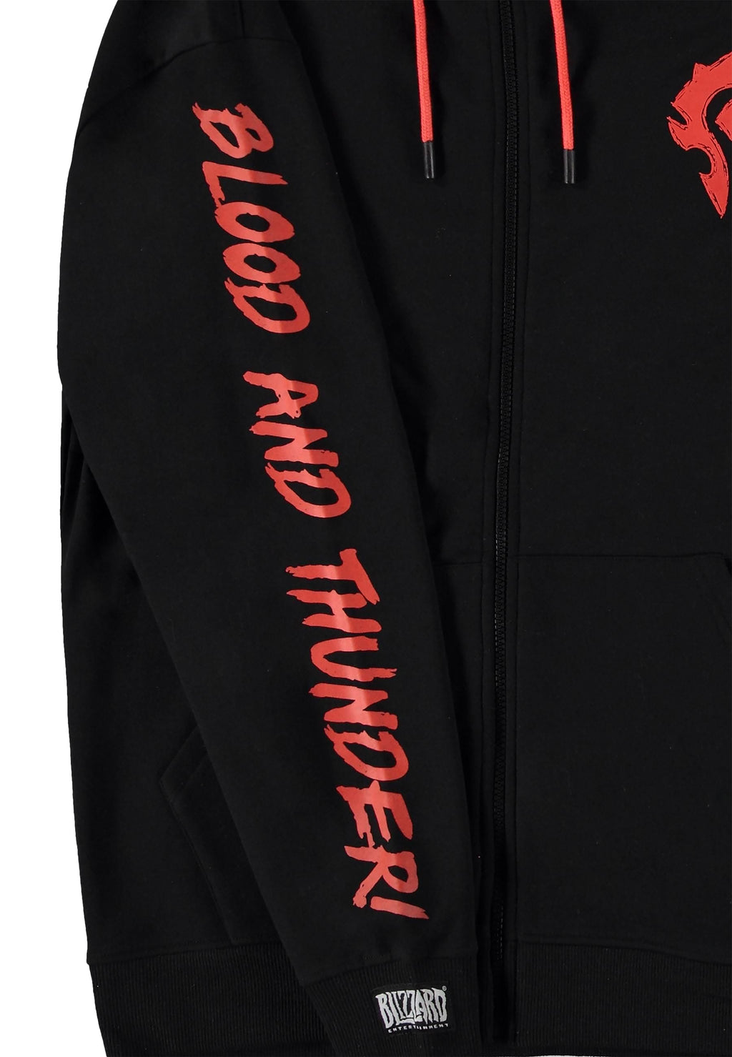 Imagen del producto World of Warcraft - Blood & Thunder Chaqueta con capucha negra con logo de la Horda