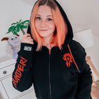 Imagen del producto World of Warcraft - Blood & Thunder Chaqueta con capucha negra con logo de la Horda