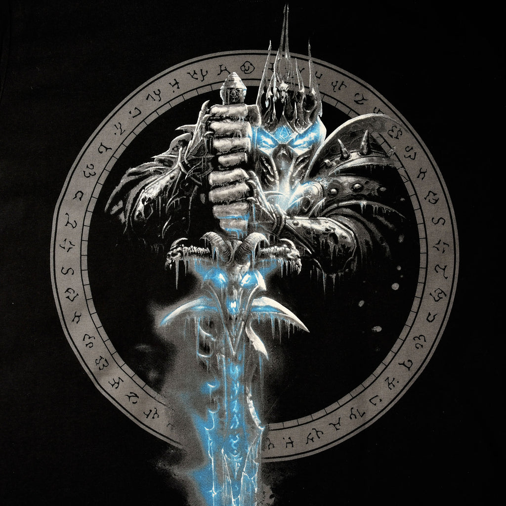 Imagen del producto World of Warcraft - Camiseta negra con espada Frostmourne de Lich King
