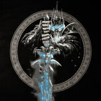 Imagen del producto World of Warcraft - Camiseta negra con espada Frostmourne de Lich King