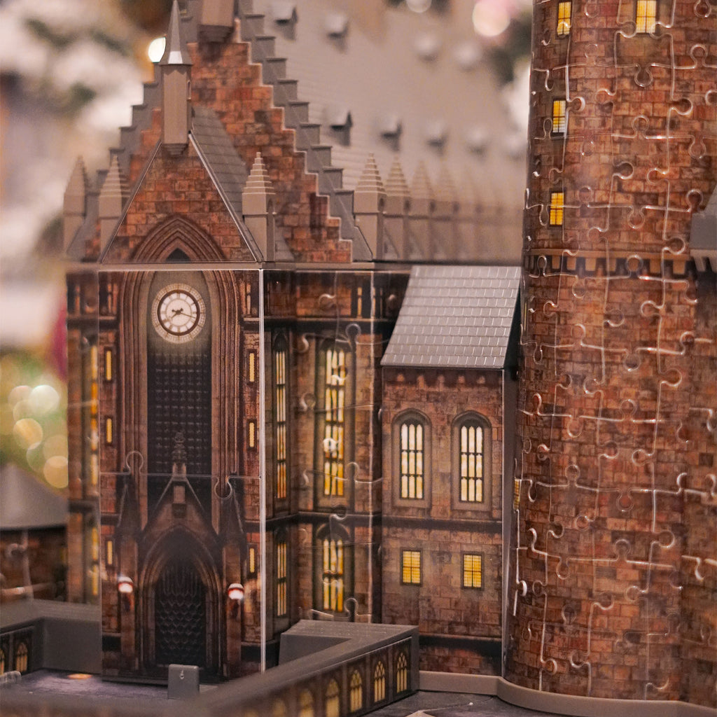 Imagen del producto Hogwarts Castle La Gran Sala Puzzle 3D con iluminación - Harry Potter
