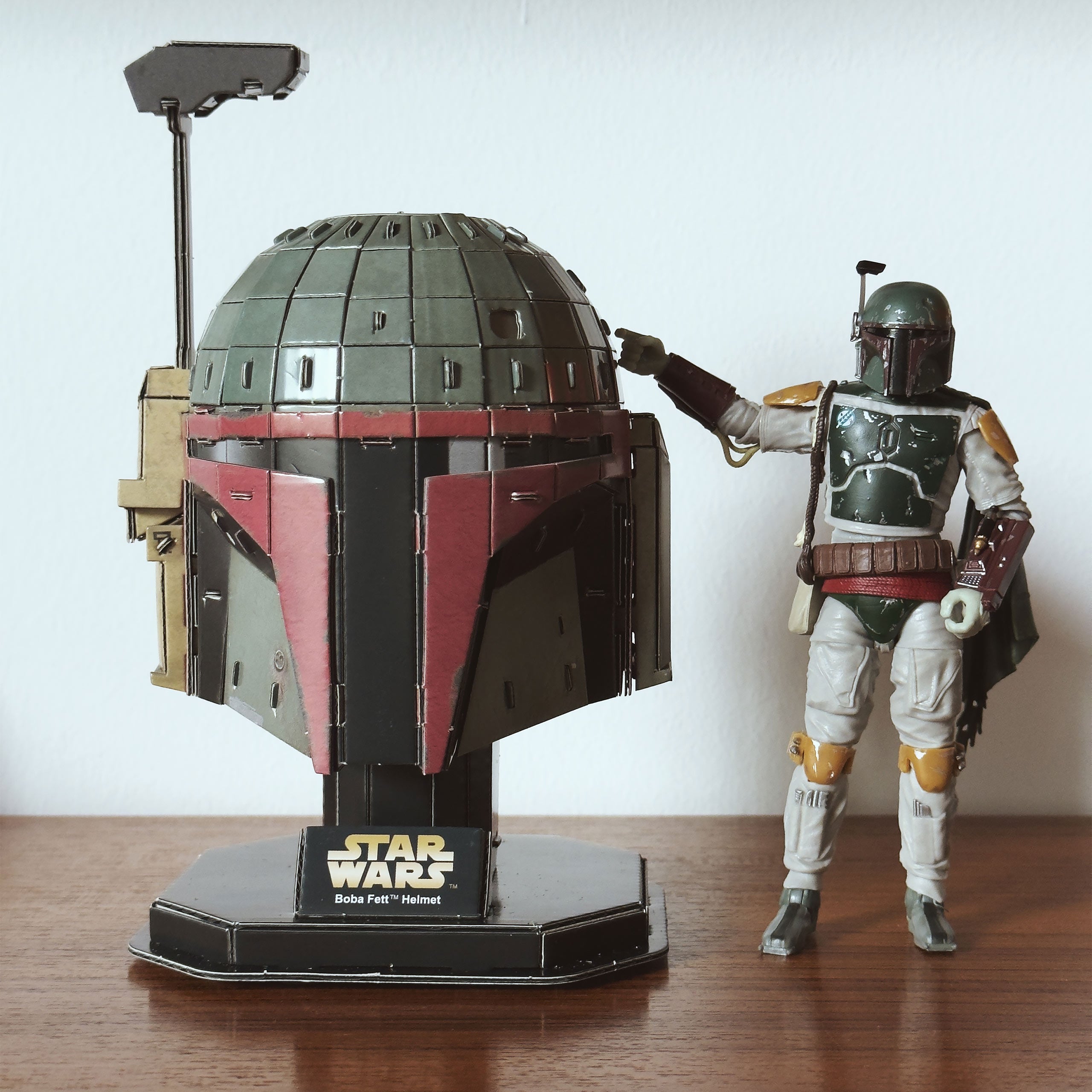 Imagen del producto Casco Boba Fett 4D Build Modelo Kit - Star Wars