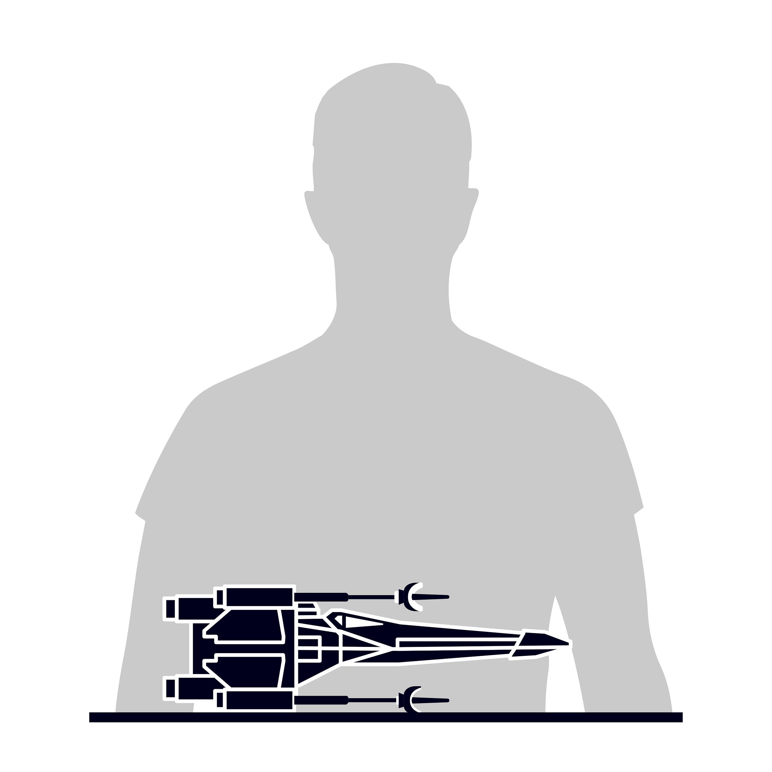 Imagen del producto Kit de construcción de modelo X-Wing 4D - Star Wars