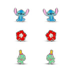 Imagen del producto Lilo & Stitch - Set de 3 pendientes en caja de regalo