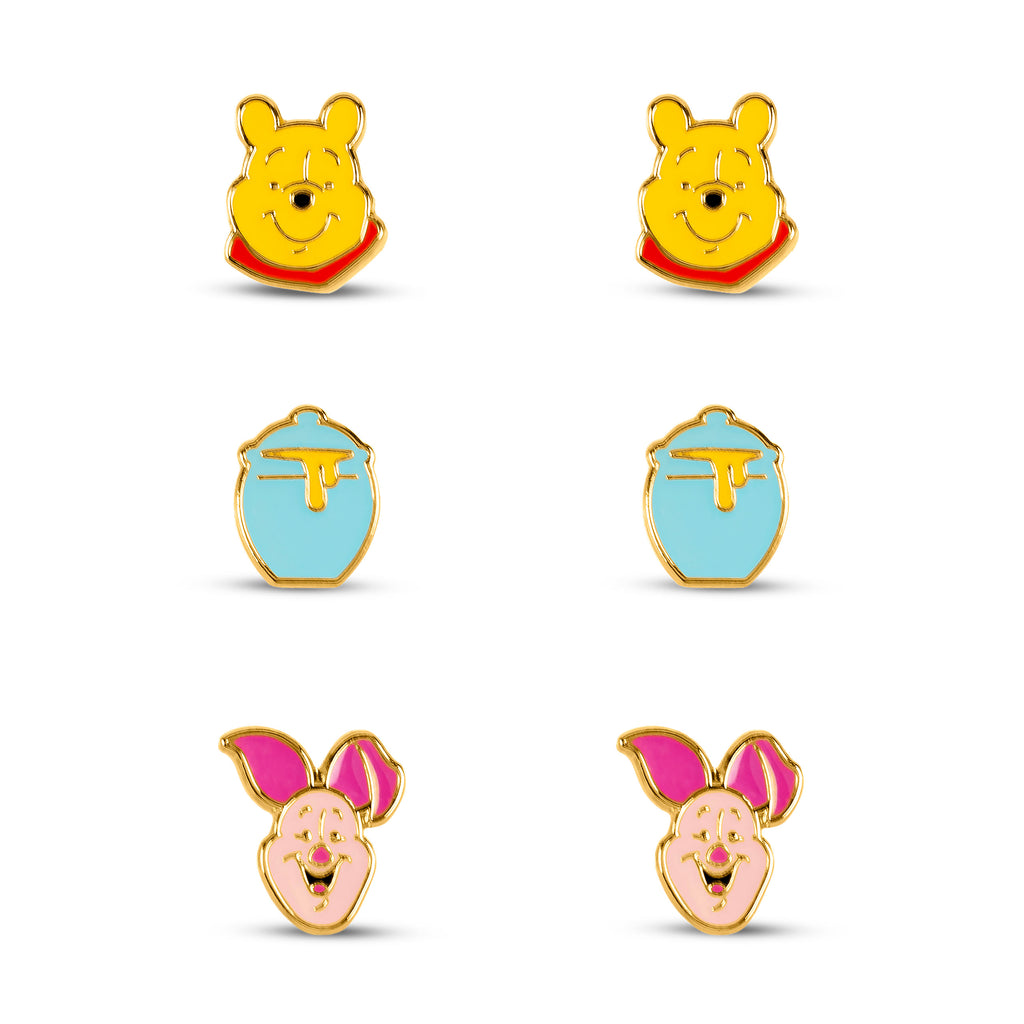 Imagen del producto Winnie the Pooh - Juego de 3 pendientes en caja de regalo