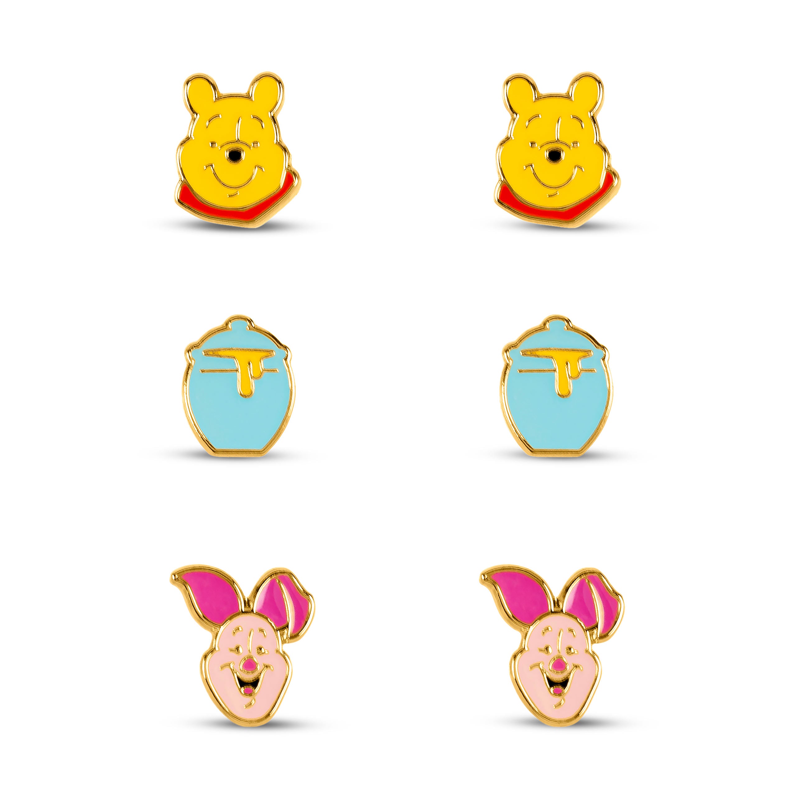 Imagen del producto Winnie the Pooh - Juego de 3 pendientes en caja de regalo