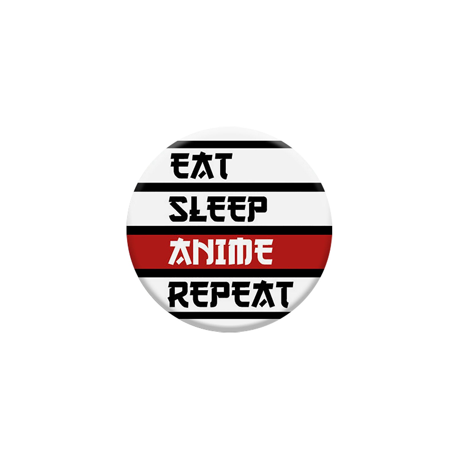 Imagen del producto Botón de Eat Sleep Anime Repeat