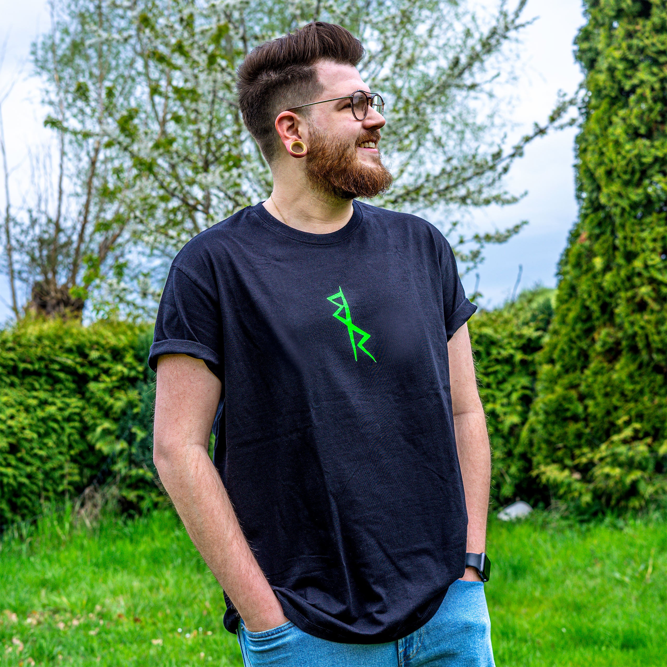 Imagen del producto Cyberpunk Edgerunners - Camiseta negra Rebecca Neon