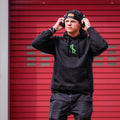 Imagen del producto Cyberpunk Edgerunners - Sudadera con capucha negra Rebecca Neon