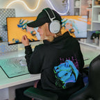 Imagen del producto Cyberpunk Edgerunners - Sudadera con capucha negra Rebecca Neon