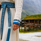 Imagen del producto Vestido Vikingo Lagertha beige-azul