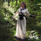 Imagen del producto Vestido Vikingo Lagertha beige-azul