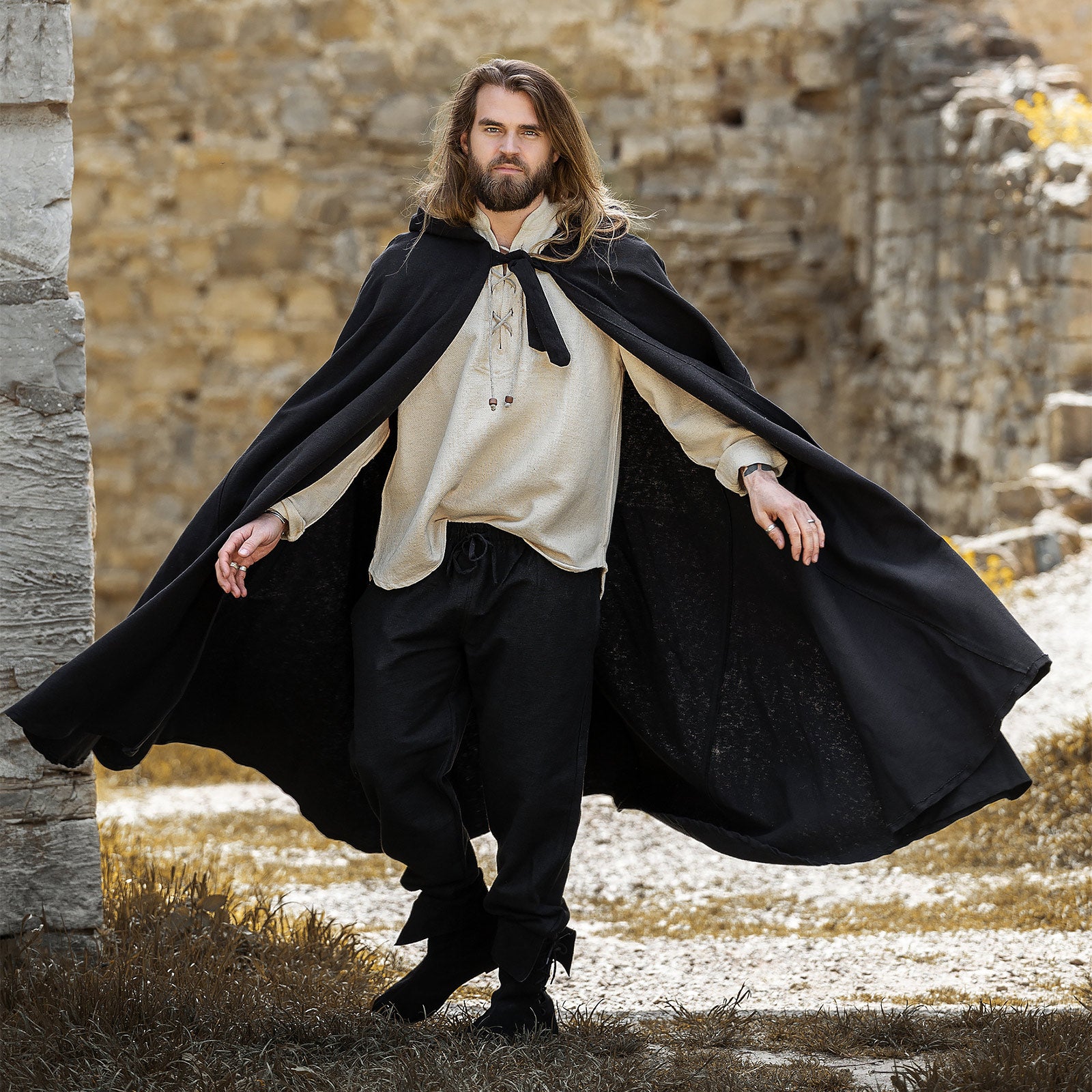 Imagen del producto Capa medieval Elinor negra
