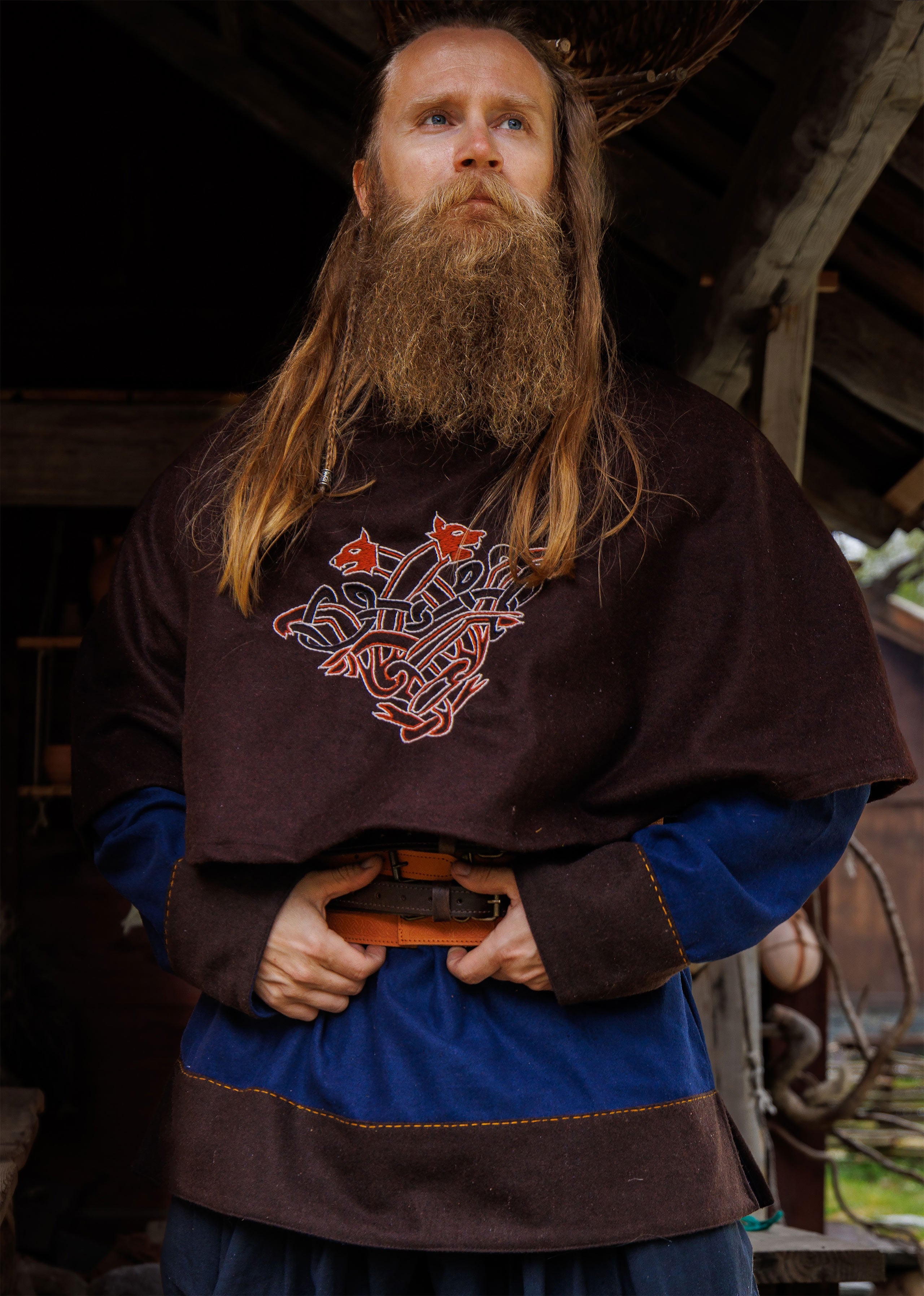 Imagen del producto Capucha medieval Bjomolf marrón