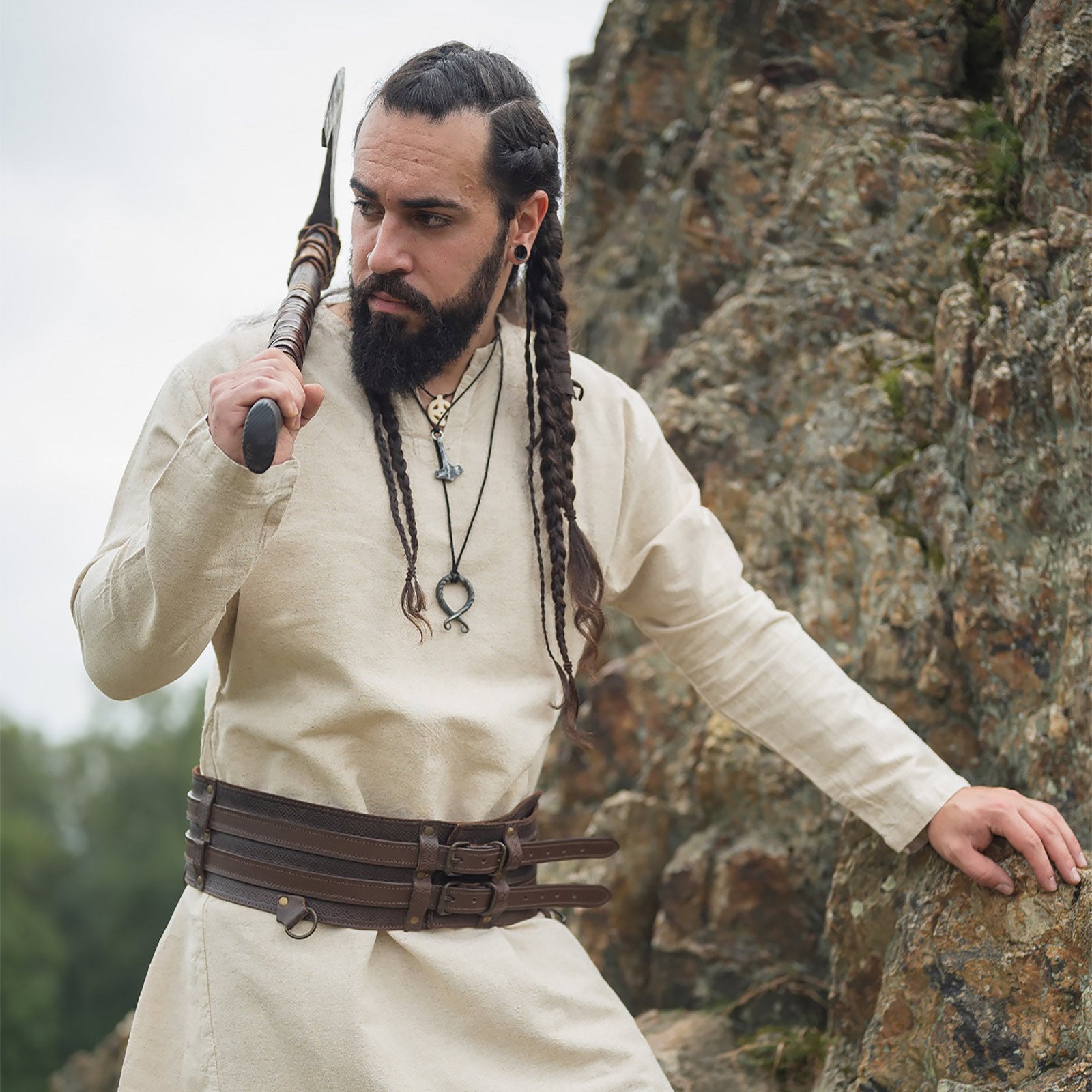 Imagen del producto Túnica medieval Ragnar beige