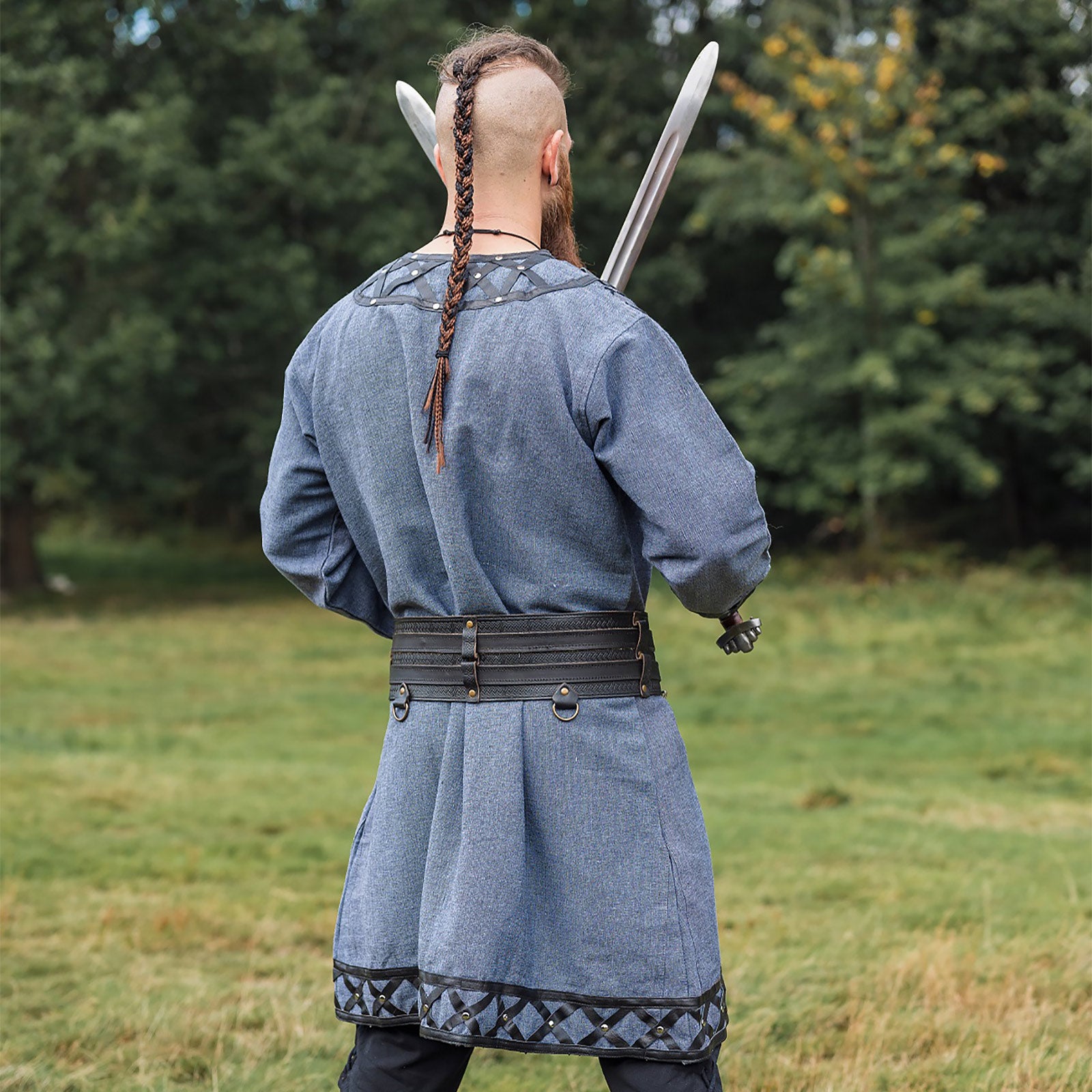 Imagen del producto Túnica medieval Erik azul-gris
