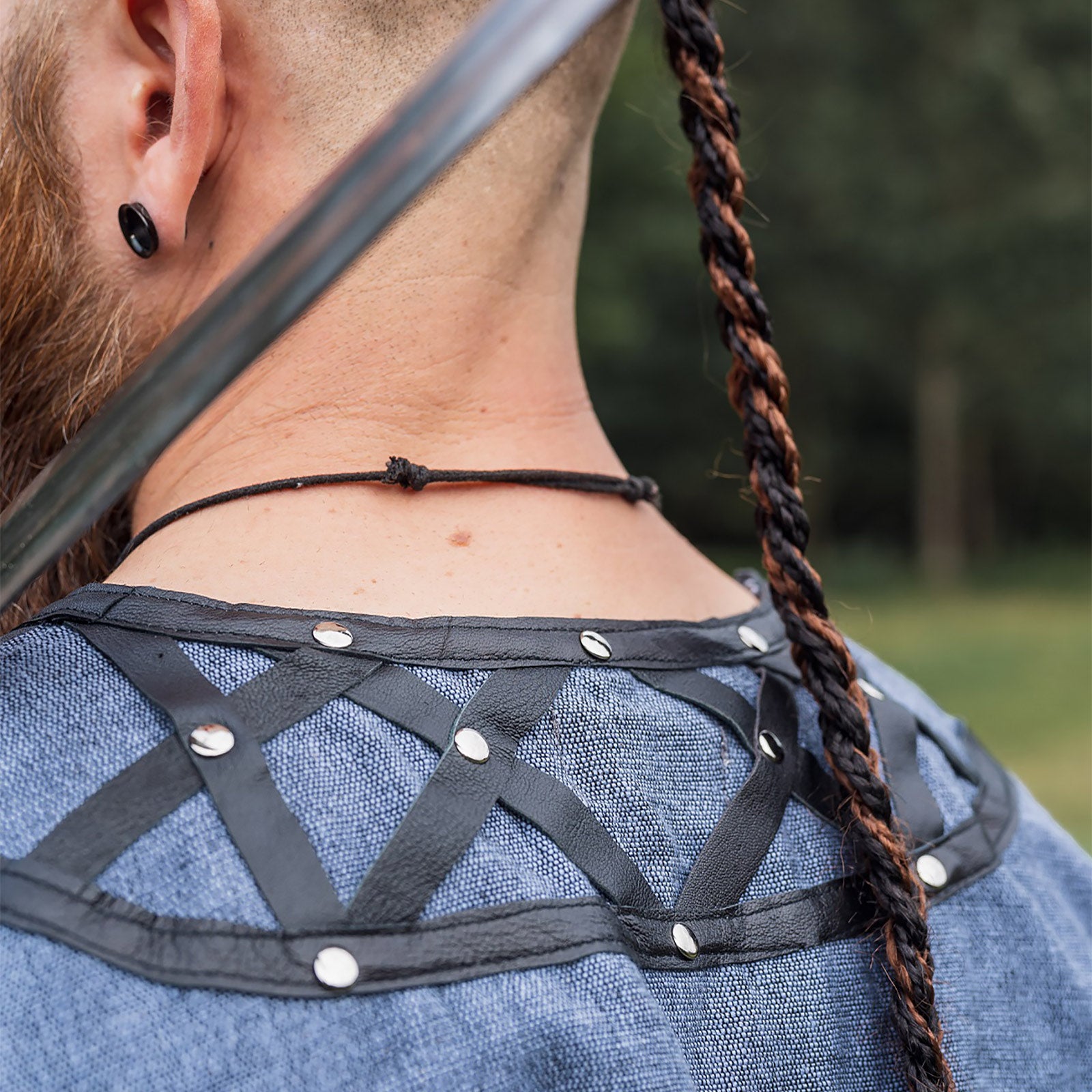 Imagen del producto Túnica medieval Erik azul-gris