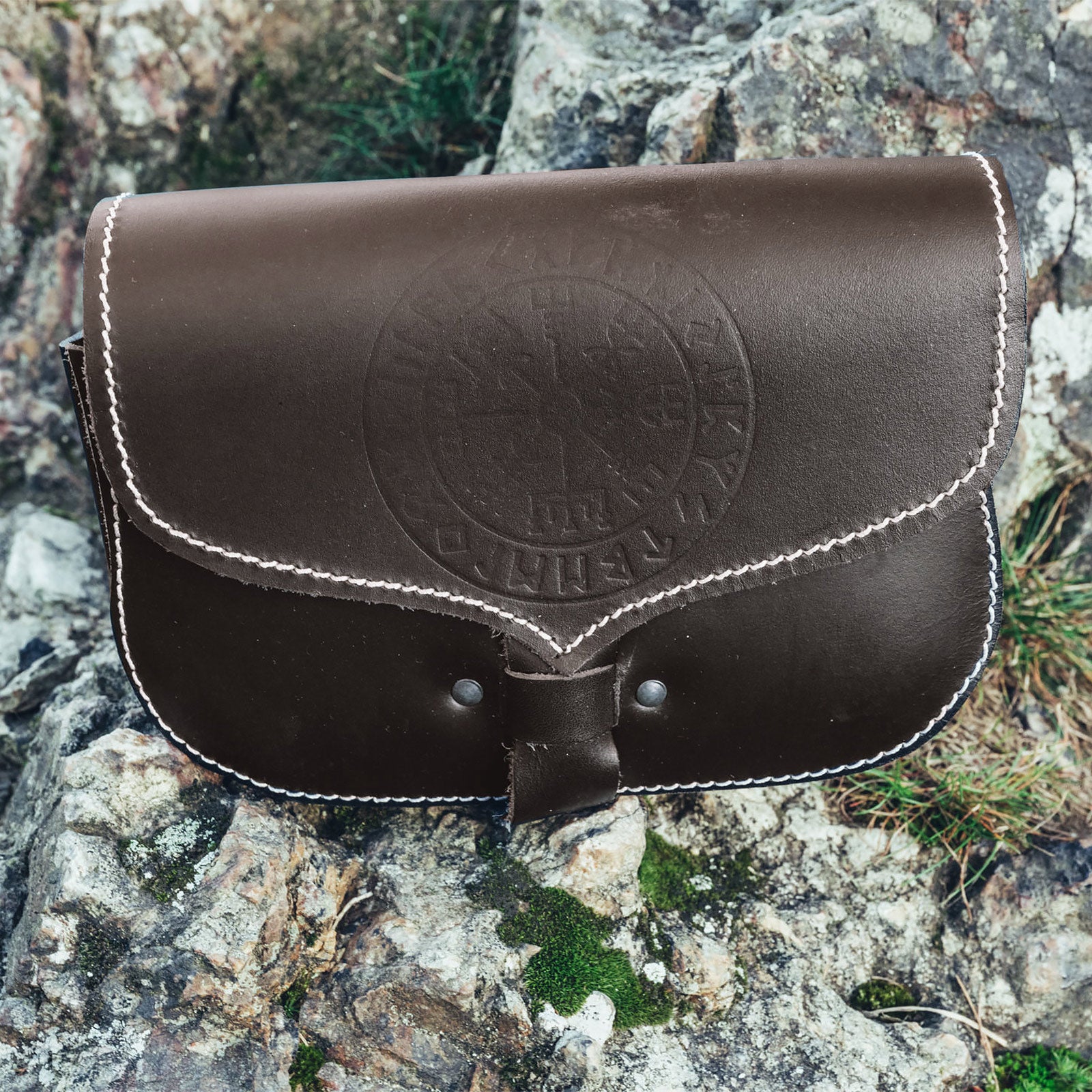 Imagen del producto Bolsa de cinturón medieval Folkvar marrón
