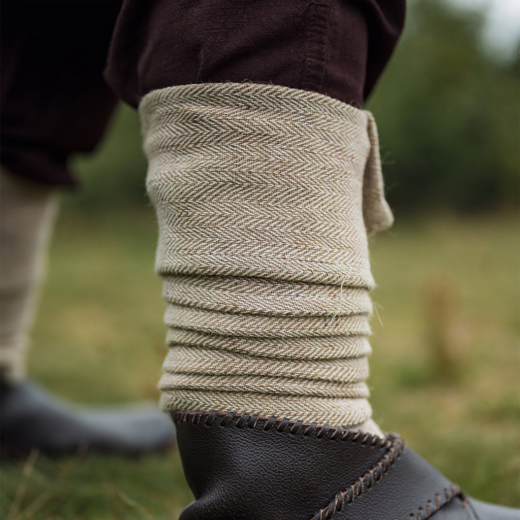 Imagen del producto Envolturas medievales para la pantorrilla Jannik beige