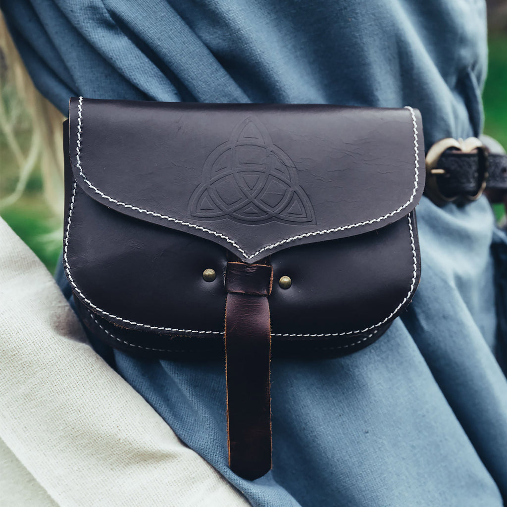 Imagen del producto Bolsa medieval de cinturón Hulda negra