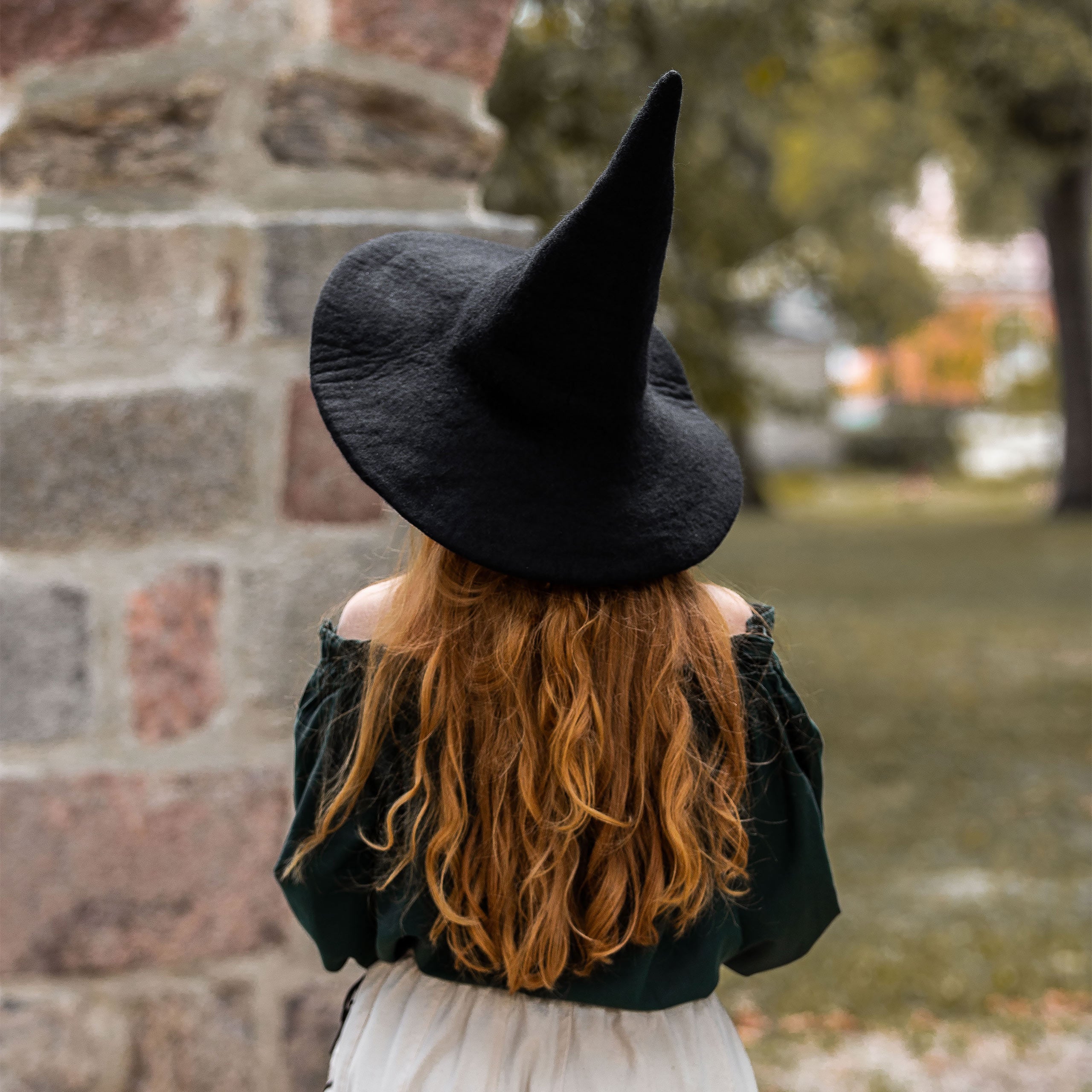Imagen del producto Sombrero puntiagudo medieval Agata negro