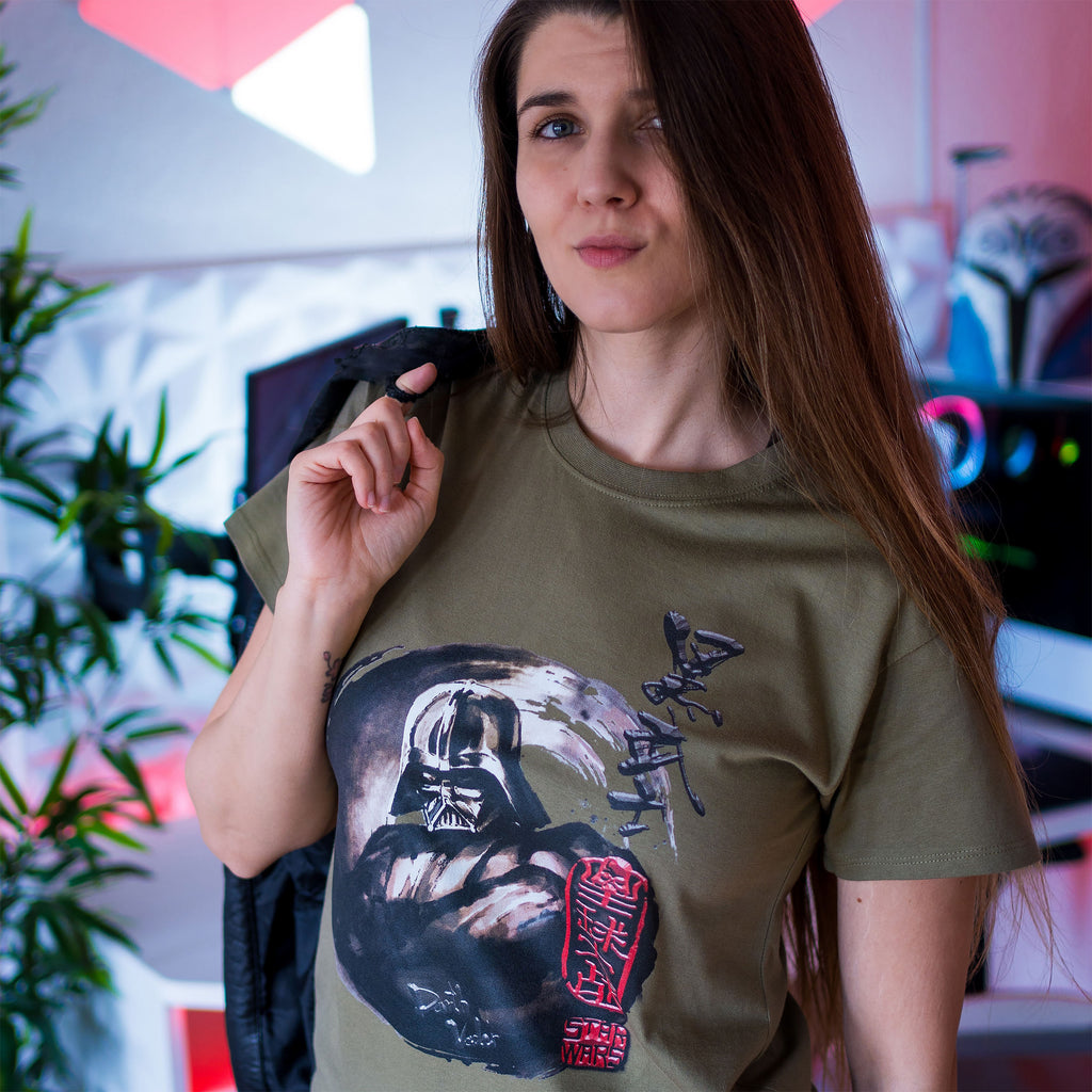 Imagen del producto Star Wars - Camiseta Darth Vader verde
