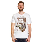 Imagen del producto Camiseta blanca de Grogu y Mandaloriano - Star Wars The Mandalorian
